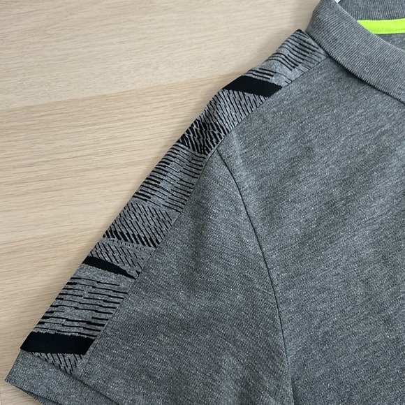 Kappa men's polo shirt - Gray with Black - Picture 4 of 4